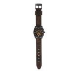 Fossil Machine Dark Brown Watch & Bracelet Set