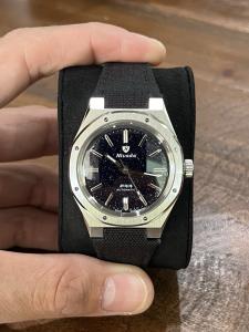 Nivada Grenchen F77 Dark Blue Men's Watch