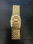 Rare Vintage Seiko Slim Gold Tank Watch