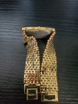 Rare Vintage Seiko Slim Gold Tank Watch
