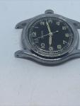 Vintage Swiss Helvetia Military Black Dial Watch