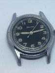 Vintage Swiss Helvetia Military Black Dial Watch
