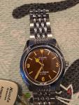 Nivada Grenchen 38mm Automatic Tropical Dial Watch