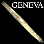 Geneva Ladies Vintage Mechanical Wristwatch - Elegant Style!