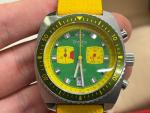 Zodiac Sea Dragon Chronograph - Yellow and Green