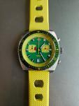 Zodiac Sea Dragon Chronograph: Retro Yellow & Green