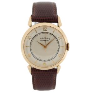 Vintage Illinois Men's Automatic 10k Gold Filled Watch