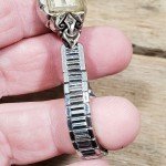 Art Deco Benrus Diamond Gold Vintage Women's Watch