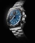 Nivada Grenchen Autochron Blue Dial 38mm Watch