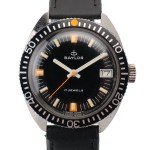 Baylor Vintage Dive Watch with Date, 36mm