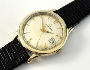 Eterna Matic 14k Gold Swiss Men's Date Watch