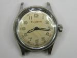 1940s Bulova Military Style Men's Stainless Steel Watch