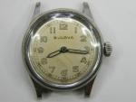 1940s Bulova Military Style Men's Stainless Steel Watch