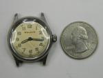 1940s Bulova Military Style Men's Stainless Steel Watch