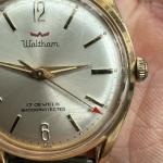 Waltham Vintage 17 Jewels Gold-Plated Mechanical Watch