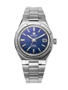 Nivada Grenchen 69001A77 Blue Textured Dial Watch