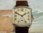 1929 Hamilton Tonneau Vintage Watch, Silver Dial