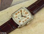 1929 Hamilton Tonneau Vintage Watch, Silver Dial