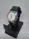 Timex Vintage Automatic Watch with Green Leather Band