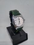 Timex Vintage Automatic Watch with Green Leather Band