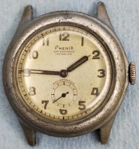 Vintage Phenix Military Field Manual Wind Watch