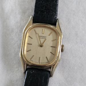 Seiko Women's Gold Minimalist Leather Watch