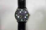 Eterna Kontiki Automatic Black Dial Leather Watch