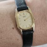 Seiko Women's Gold Minimalist Leather Watch