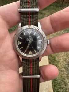 Zodiac Sea Wolf 35mm Vintage Watch for Repair