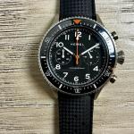 Hemel HFT20 Vintage Pilot Mecaquartz Chronograph 42mm