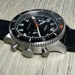 Hemel HFT20 Vintage Pilot Mecaquartz Chronograph 42mm