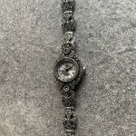 Art Deco Sterling Silver & Marcasite Women's Watch