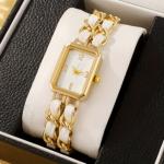 Gold-Plated Vintage Manual-Wind Ladies' Wristwatch