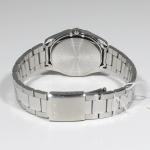 Casio Men's Vintage Red Dial Stainless Steel Watch