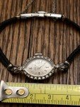 Art Deco Hamilton 14k White Gold Diamond Watch