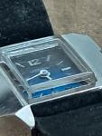 Blue Art Deco Mechanical Wind-Up Watch