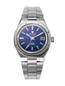 Nivada Grenchen F77 Blue Automatic Bracelet Watch