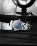 Nivada Grenchen F77 Blue Automatic Bracelet Watch