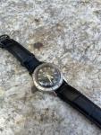 60's Zodiac Sea Wolf Men's Black Date Watch