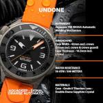 UNDONE Aquadeep Men's Automatic Dive Watch 43mm 500M