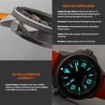 UNDONE Aquadeep Men's Automatic Dive Watch 43mm 500M