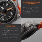 UNDONE Aquadeep Men's Automatic Dive Watch 43mm 500M