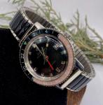 Vintage Zodiac 60s GMT Automatic Silver Dial Watch