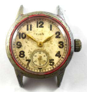 Vintage Elgin Military Hand-Wound Wrist Watch