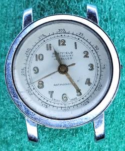 Vintage Sheffield Pilot Military Manual Wind Watch