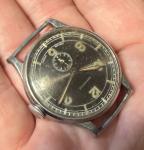 WW2 Era Swiss Military Manual Wind Watch 33mm
