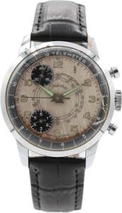Vintage 36mm Endura Panda Dial Chronograph Watch