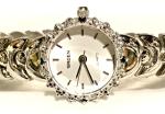 Gruen Quartz Ladies Dress Watch with Diamonds