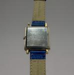 Zenith Respirator Automatic Watch Green Face Gold Tone