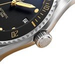 ADDIESDIVE Vintage Diver Watch with Suede Strap